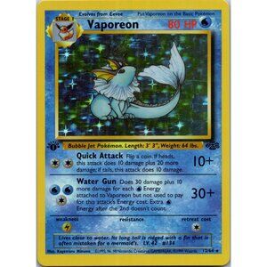 Vaporeon Jungle 1st Edition "Reprinted"